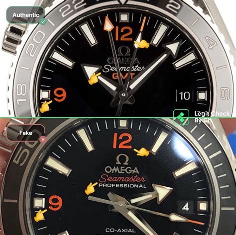 fake versus real omega|how to authenticate omega watch.